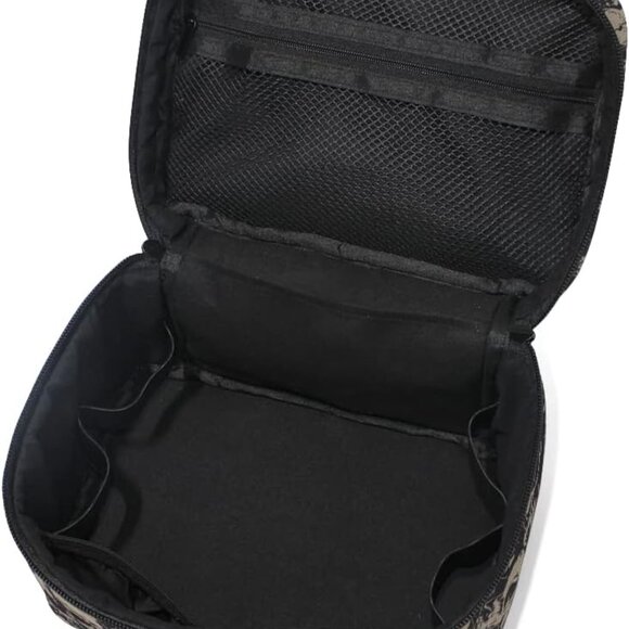 Makeup Bag, Grunge Skulls Travel Makeup Organizer Bag Cosmetic Cases Toiletry Ba - Picture 5 of 5